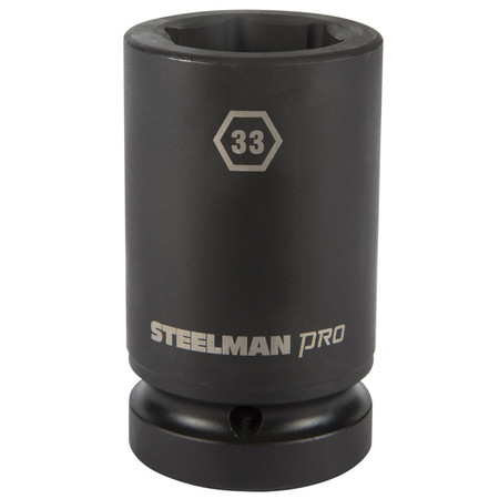 STEELMAN 1" Drive x 33mm 6-Point Deep Impact Socket 79292
